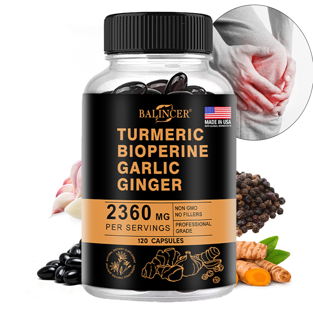 Turmeric Ginger Capsules 2360m - Turmeric Curcumin Capsule recension och pris
