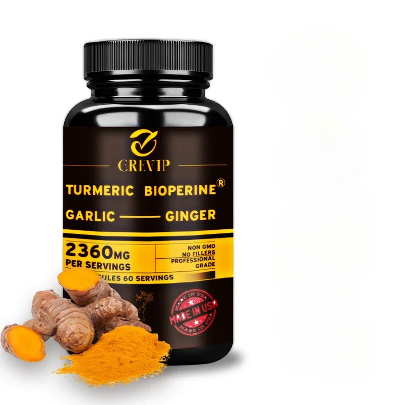 4-in-1 Turmeric Ginger Supplem - Turmeric Curcumin Capsule recension och pris
