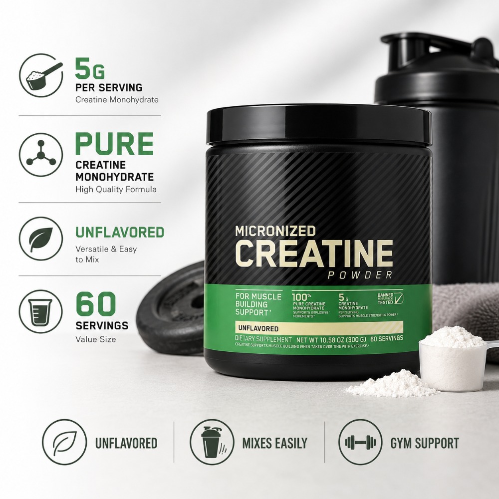 Creatine Monohydrate Powder 30 - Nutrition Of Fitness recension och pris