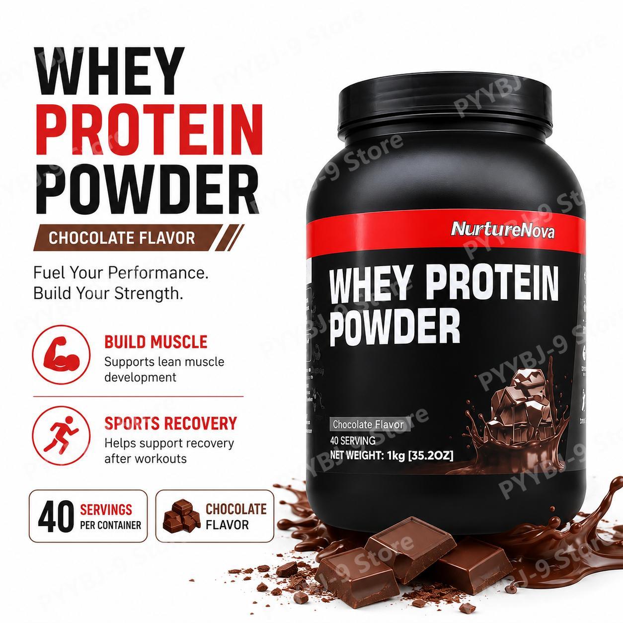 NurtureNova Whey Protein Powde - Nutrition Of Fitness recension och pris