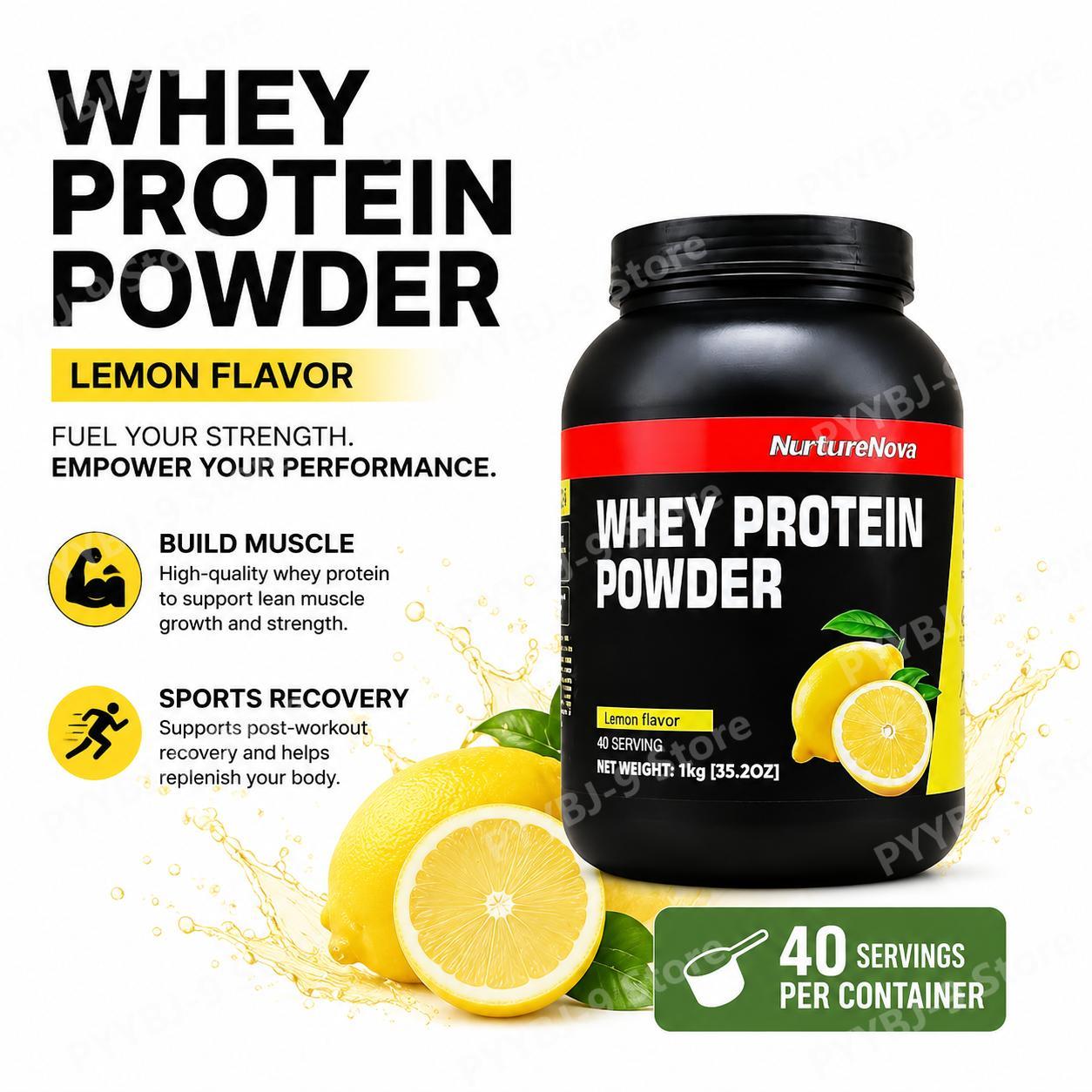 NurtureNova Whey Protein Powde - Nutrition Of Fitness recension och pris