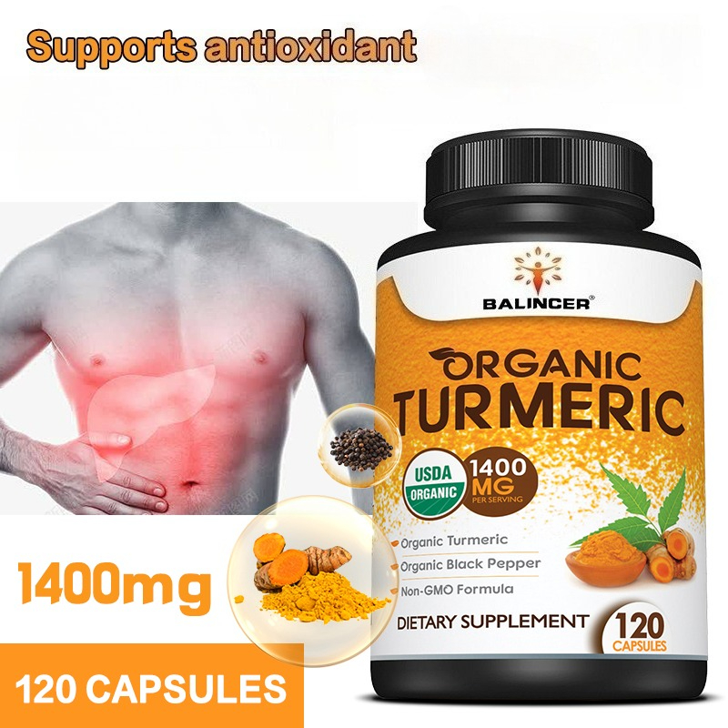 Organic Turmeric with Black Pe - Turmeric Curcumin Capsule recension och pris